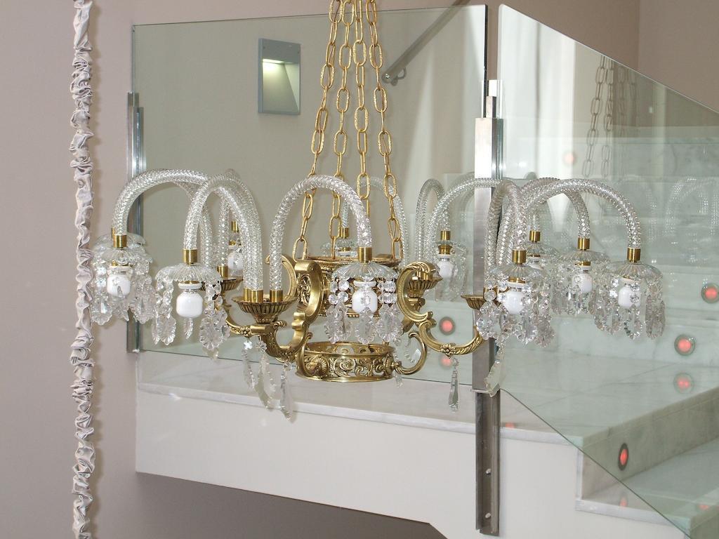 Gran Hotel La Perla Pampeluna Zewnętrze zdjęcie A chandelier